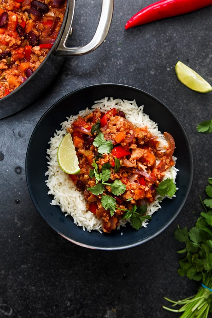 Vegan Chili Con Carne HighProtein Latin Recipes POPSUGAR Latina