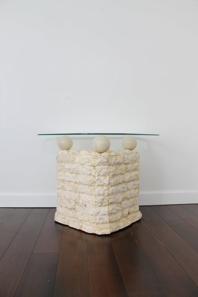 IvyVintageShop 80's Stone Side Table