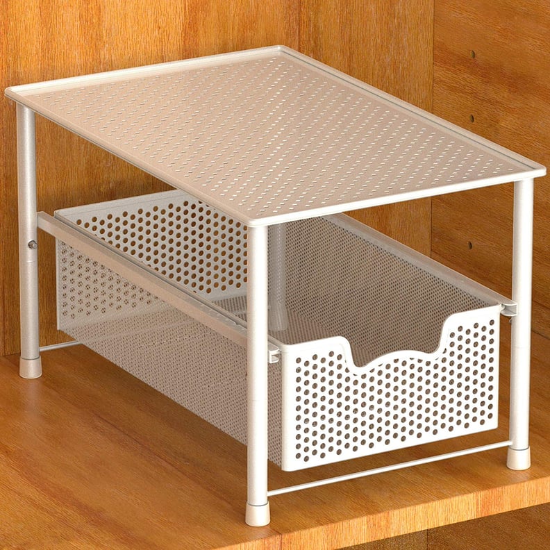 Simple Houseware Stackable Under-Sink Cabinet Sliding Basket