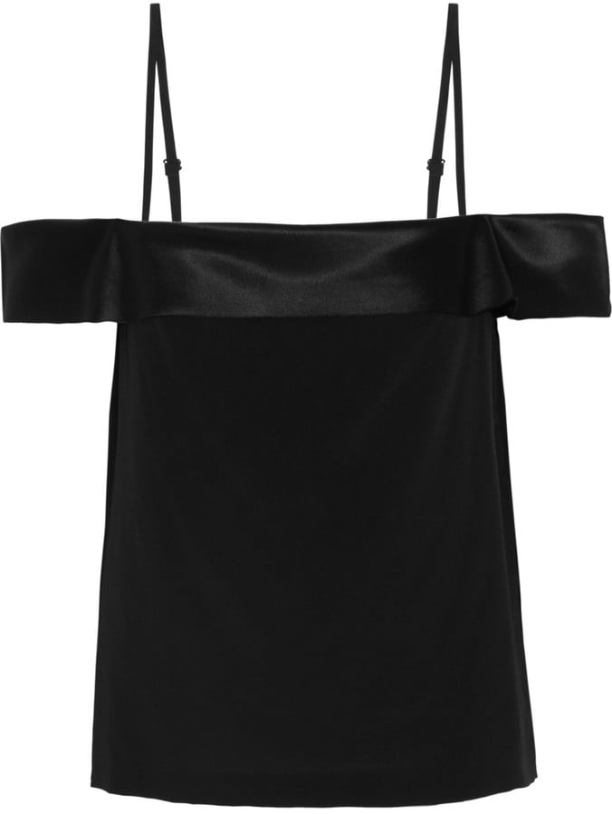 Dion Lee Off-the-Shoulder Silk-Satin Camisole ($390)