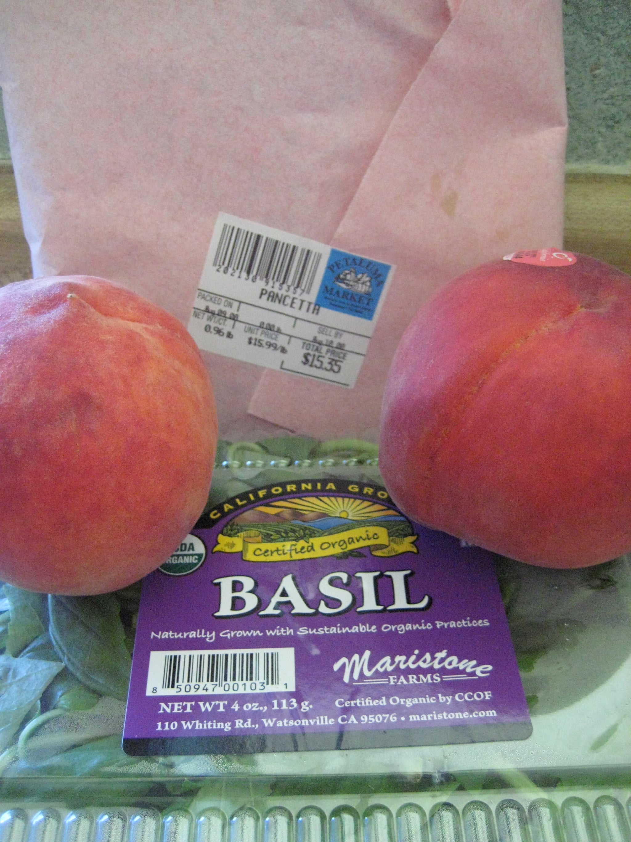 Perfect Summer Appetizer PancettaWrapped Peaches POPSUGAR Food