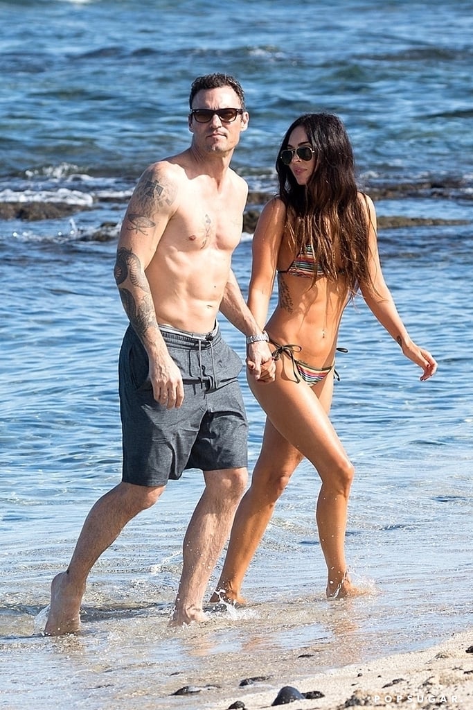 Megan Fox and Brian Austin Green Showing PDA in Hawaii