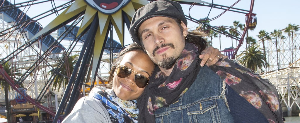Zoe Saldana and Marco Perego Cute Pictures