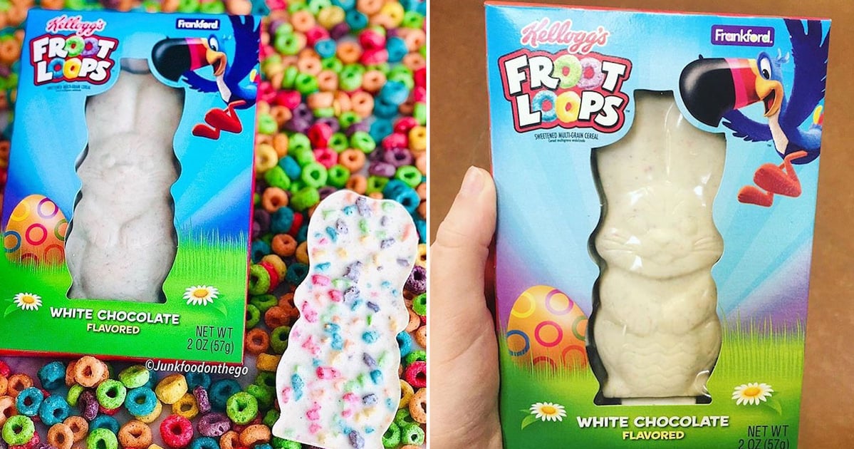 This White Chocolate Bunny Is Packed With Froot Loop Pieces | PS Food