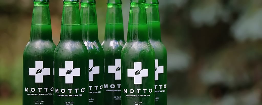 Motto Sparkling Matcha Tea