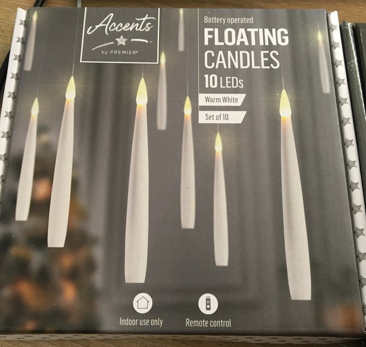 Set of 10 Floating Candles Harry Potter Halloween Decorations POPSUGAR Home Photo 6