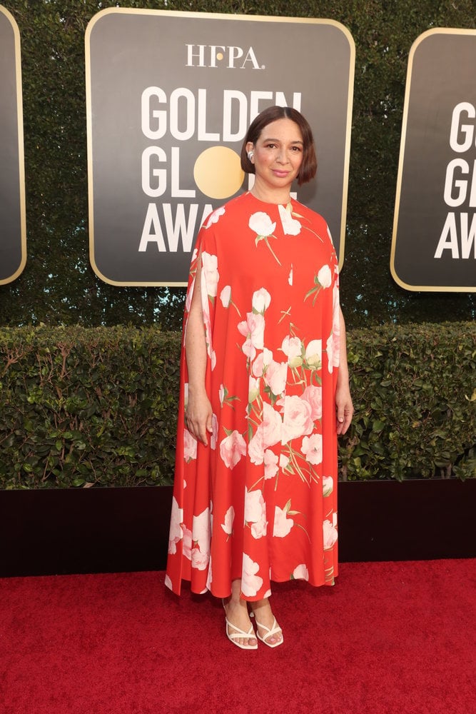 Maya Rudolph at the 2021 Golden Globes