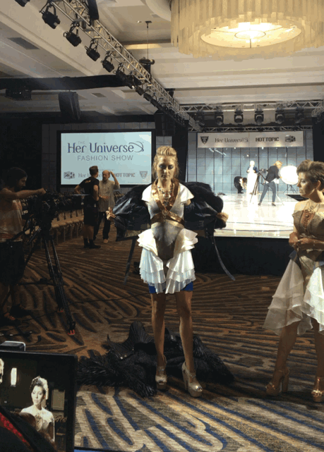Backstage at Her Universe Fashion Show 2016