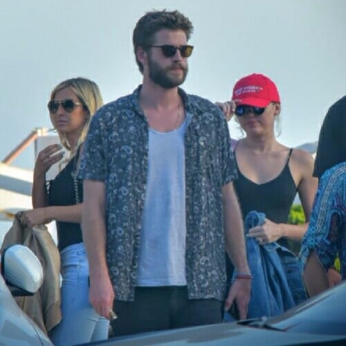 Miley Cyrus Wearing New Ring With Liam Hemsworth