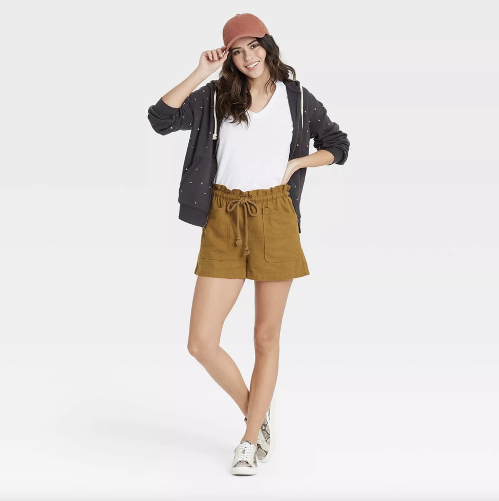 Universal Thread Mid-Rise Tie Waist Utility Shorts