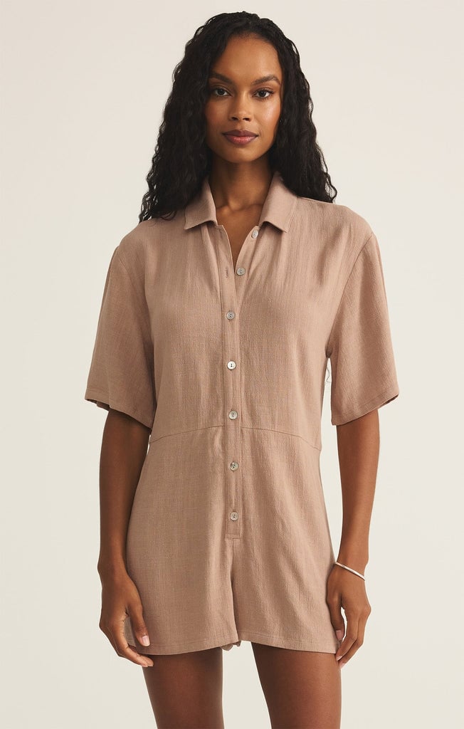 Z Supply Marcell Button-Up Romper