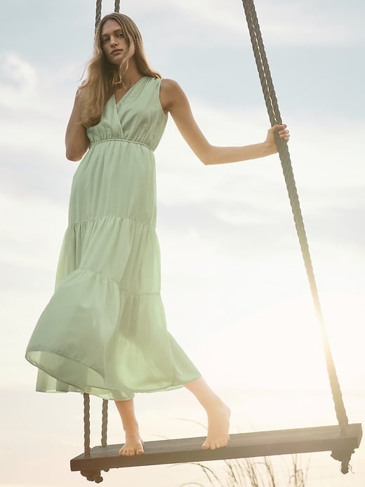 Banana Republic Organic Cotton-TENCEL Maxi Dress