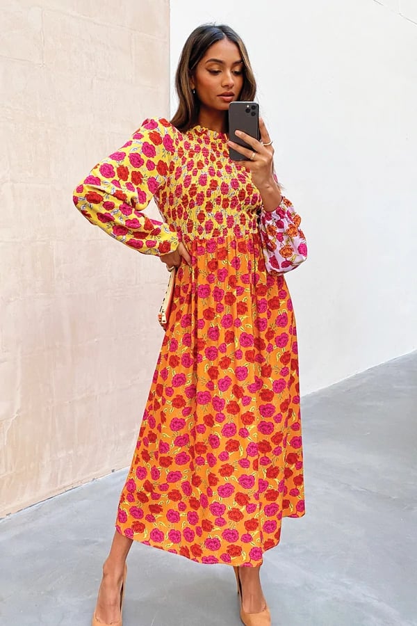 30 in Bloom: Never Fully Dressed Floral Swedish Clash Dress