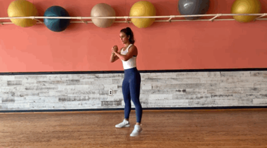 Squat with on sale oblique crunch