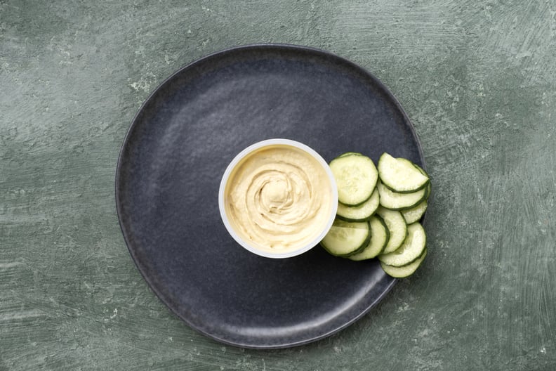 Cucumbers and Hummus