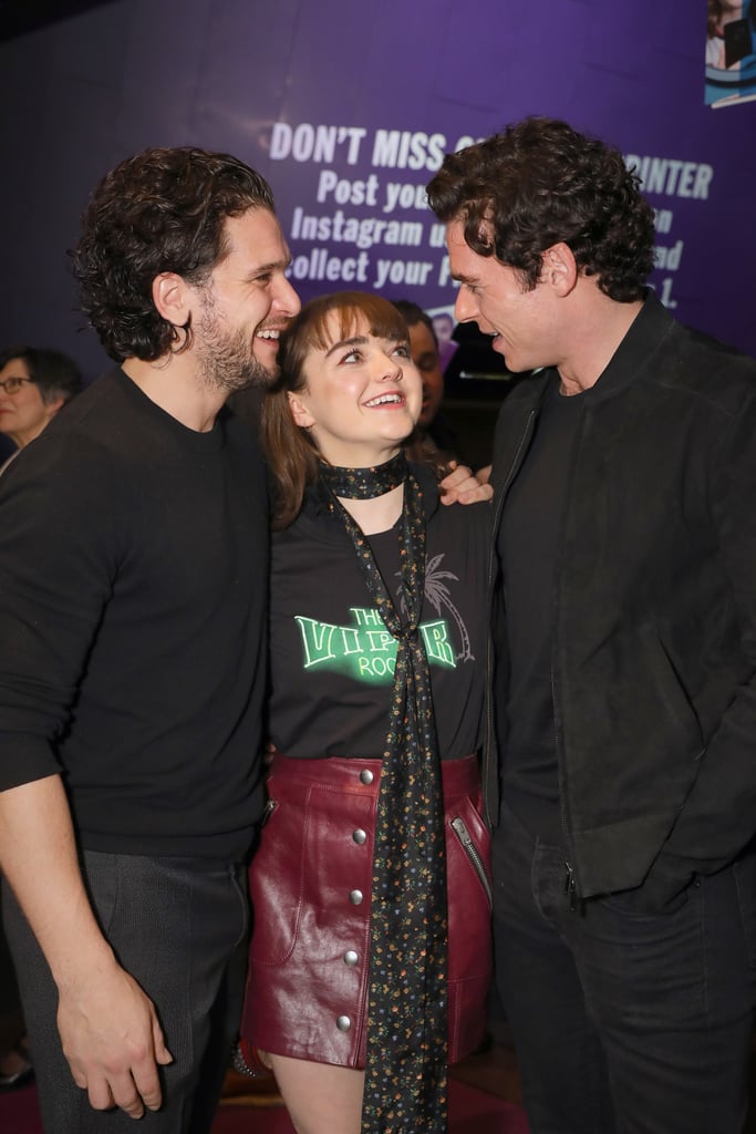 Game Of Thrones Reunion Maisie Williams Kit Harington Photos POPSUGAR Entertainment