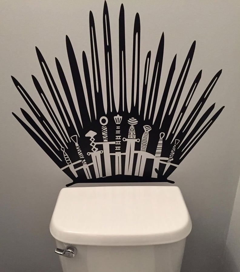 Game of Thrones Parody Inspired Toilet Decal