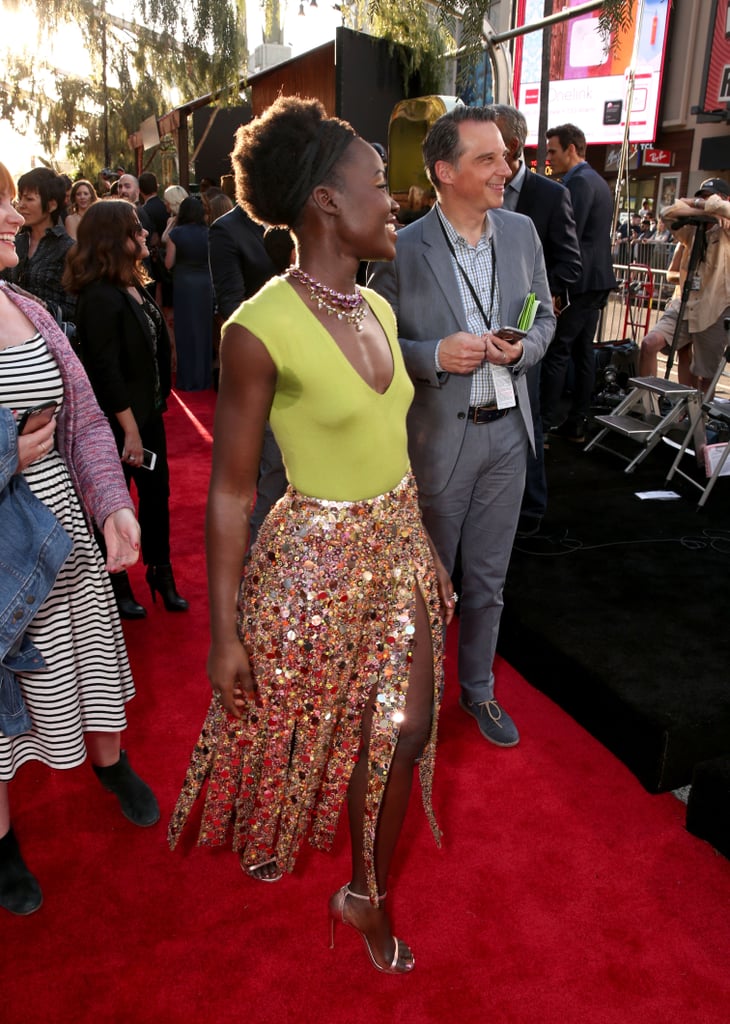 Lupita Nyong'o Wearing J.Crew at The Jungle Book Premiere
