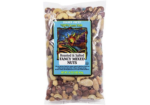 Trader Joe's Fancy Mixed Nuts With 50% Less Salt ($8)