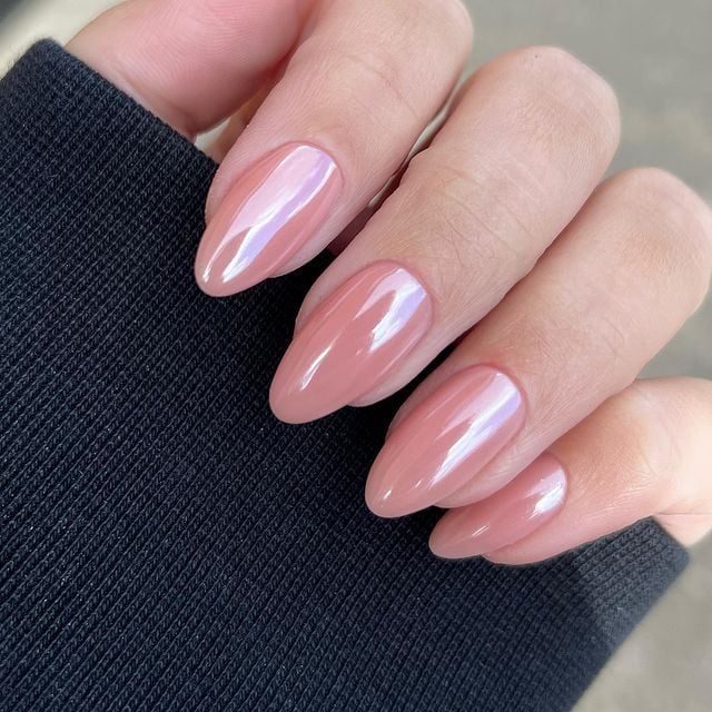 Glazed-Doughnut Barbie Nails