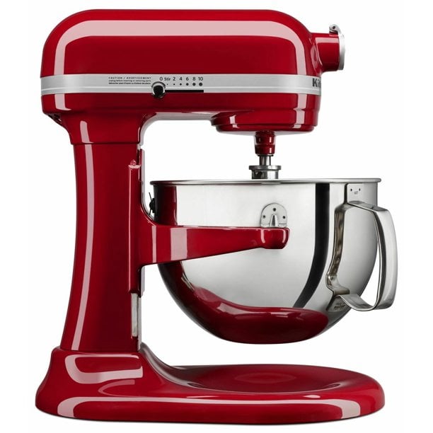 KitchenAid Professional 600 Stand Mixer 6 Quart 10-Speed Empire Red