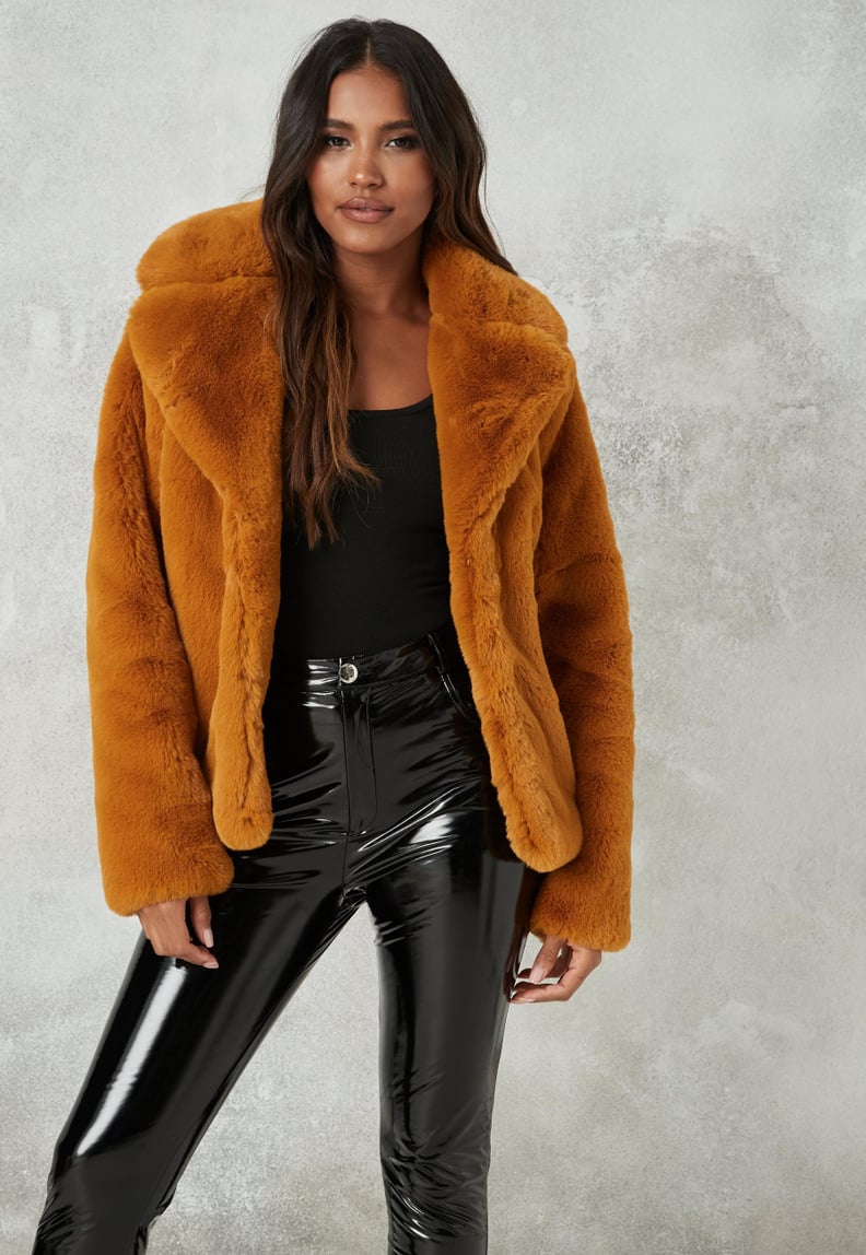 Shop Similar Furry Orange Coats