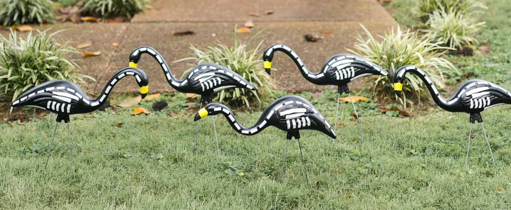 These Skeleton Flamingos Are Scary Easy to DIY For Halloween
