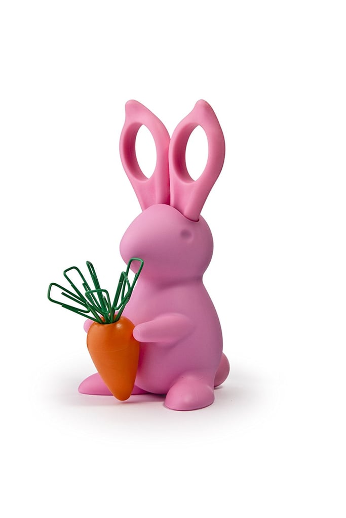 Bunny Desk Organizer — Scissors and Paper Clips Holder ($32) 
Hop your way to a tidier workspace with this adorable little organizer, available in white, pink, or black. (The scissors are the bunny's ears!)