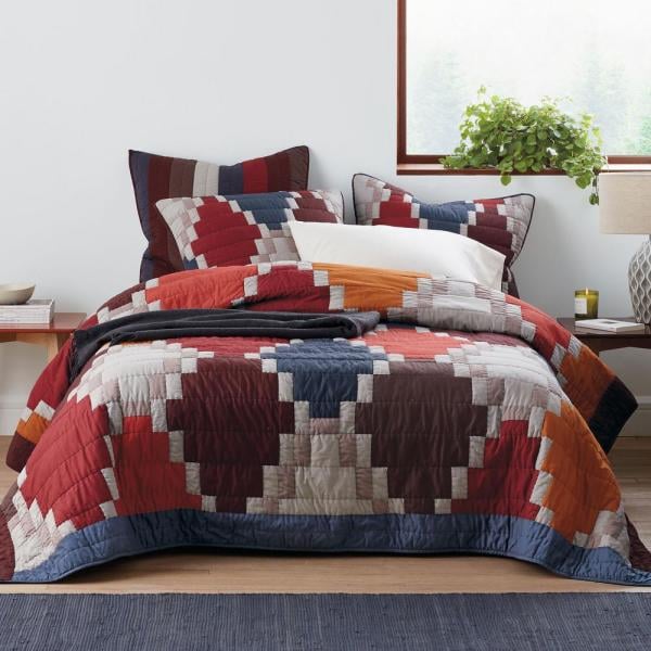 The Company Store Mosaic Multi Queen Quilt