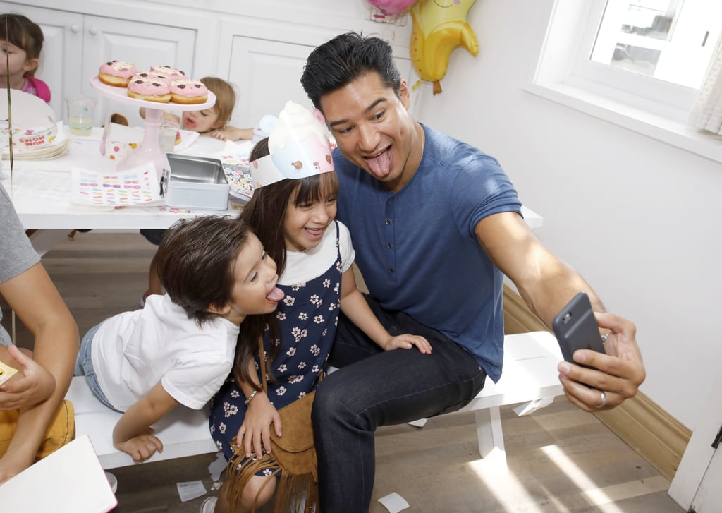 Tiffani Thiessen and Mario Lopez With Their Kids July 2017