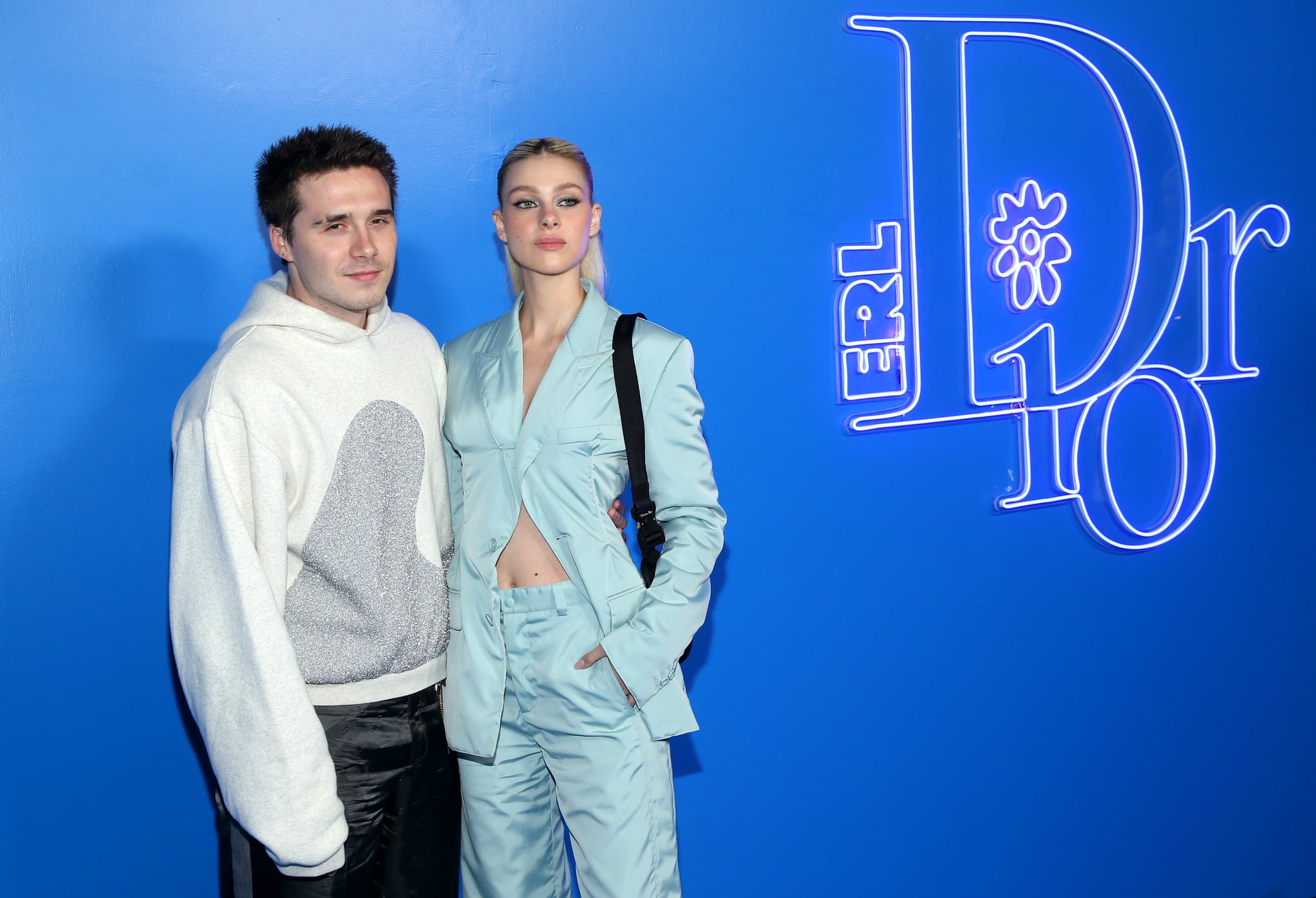 Brooklyn Beckham and Nicola Peltz attend the Dior Men's Spring/Summer 2023 Collection