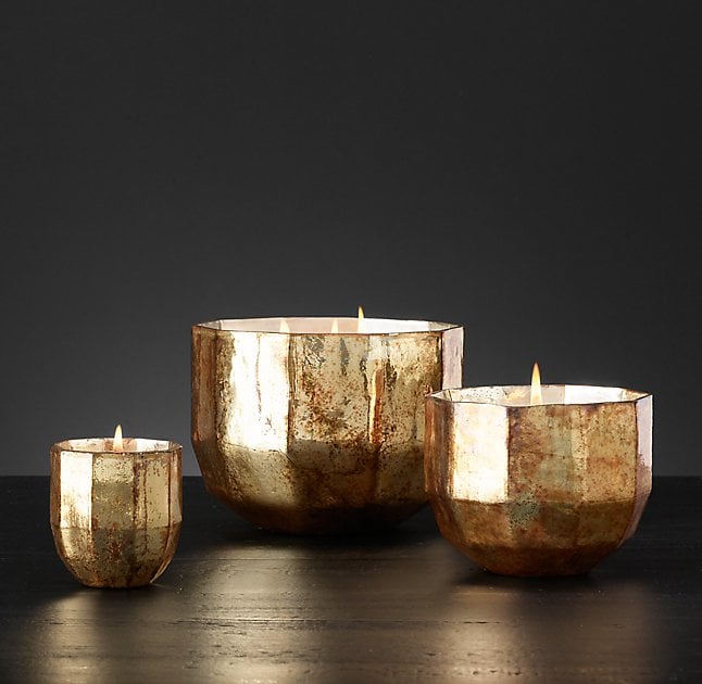 Mercury Glass Luxury Candle Collection in Moroccan Cedre ($55 and up)