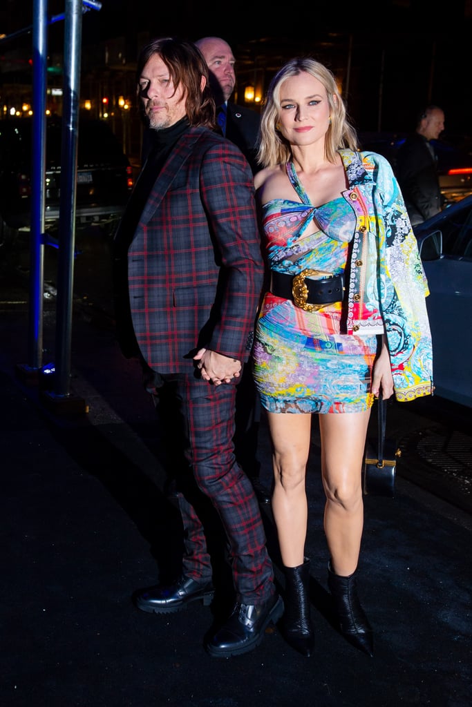 Diane Kruger and Norman Reedus at Versace Fashion Show 2018