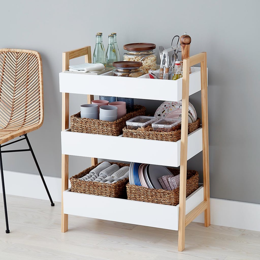 White Multipurpose 3-Tier Shelf