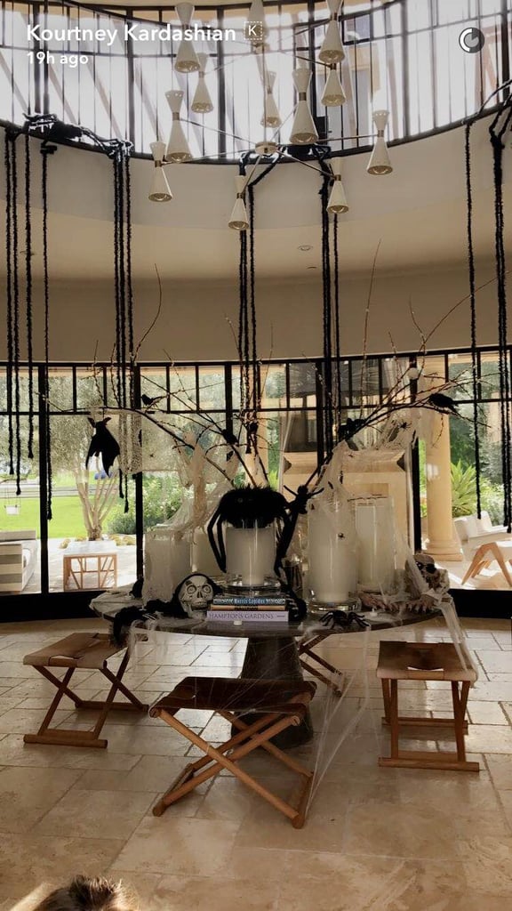 Kourtney Kardashian Halloween Decorations