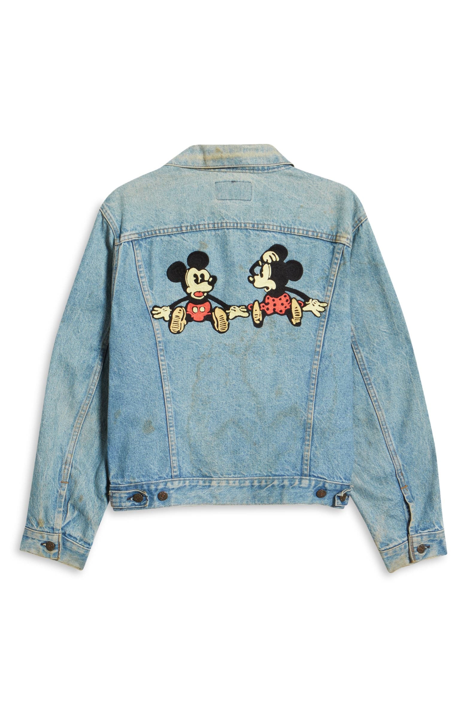 A Cute Denim Jacket: Disney x Levi's Unisex Reworked Vintage Mickey &  Minnie Mouse Denim Jacket | 16 Limited-Edition Pieces From Nordstrom's  Mickey and Friends Collection We Need | POPSUGAR Fashion Photo 2