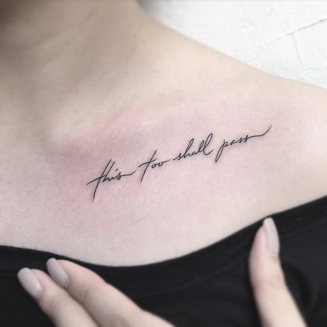 Love \u0026 Australia Collarbone Tattoos POPSUGAR Sex | Quote