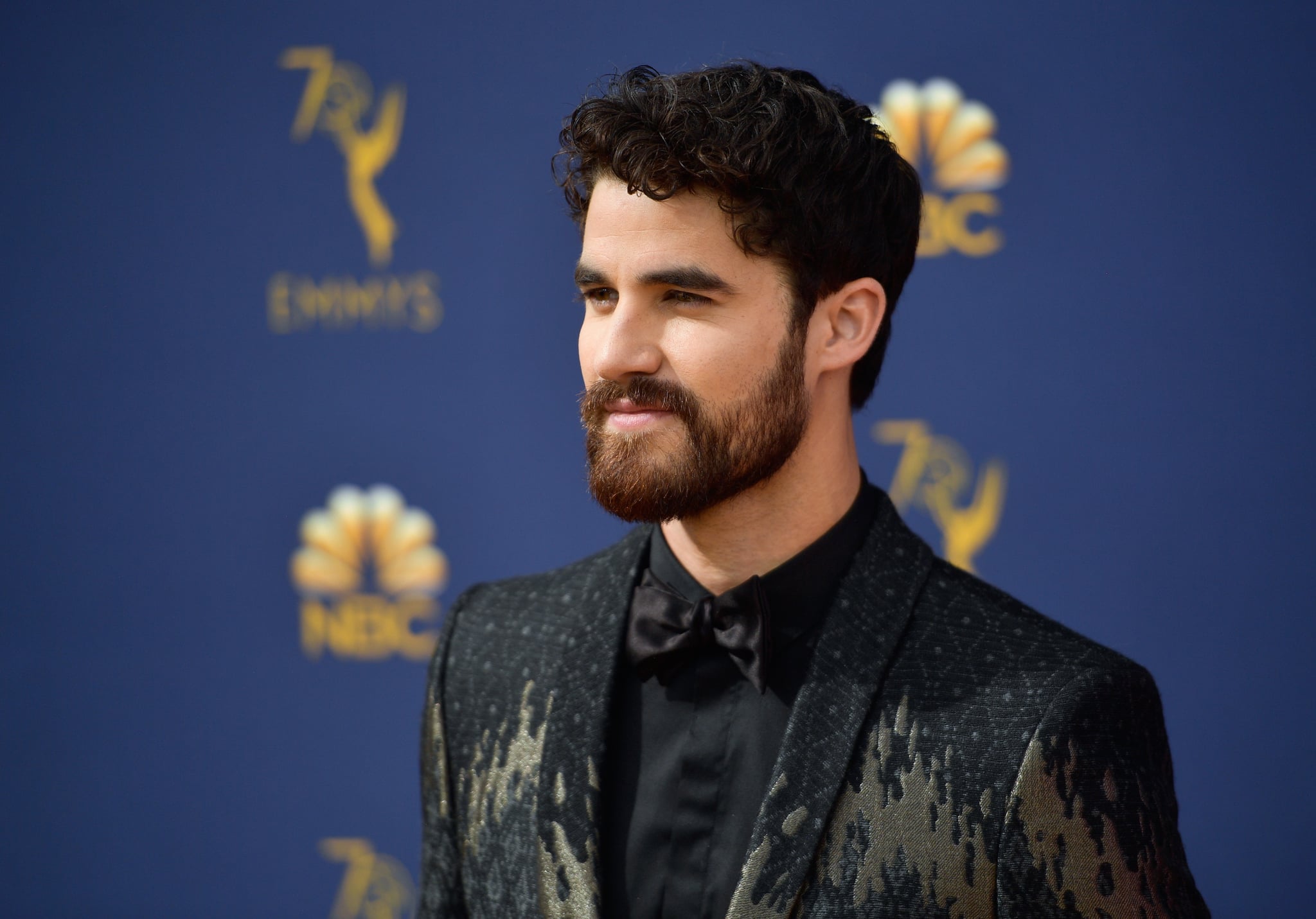 Darren Criss At The 2018 Emmys Popsugar Celebrity