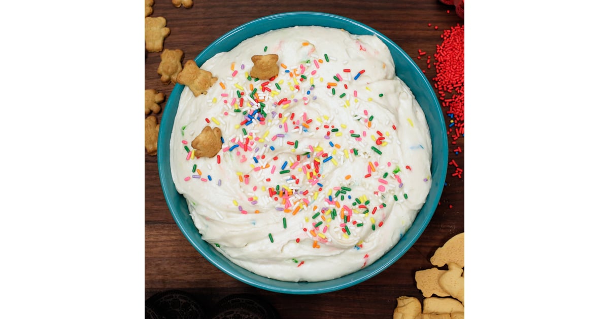 3Ingredient Funfetti Cake Dip Best Recipes 2015 POPSUGAR Food