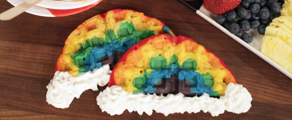 Rainbow Waffles