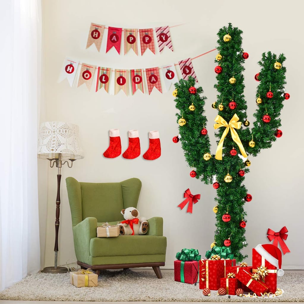 Celebrate Warmer Weather During the Winter With Amazon's Cactus Christmas Tree