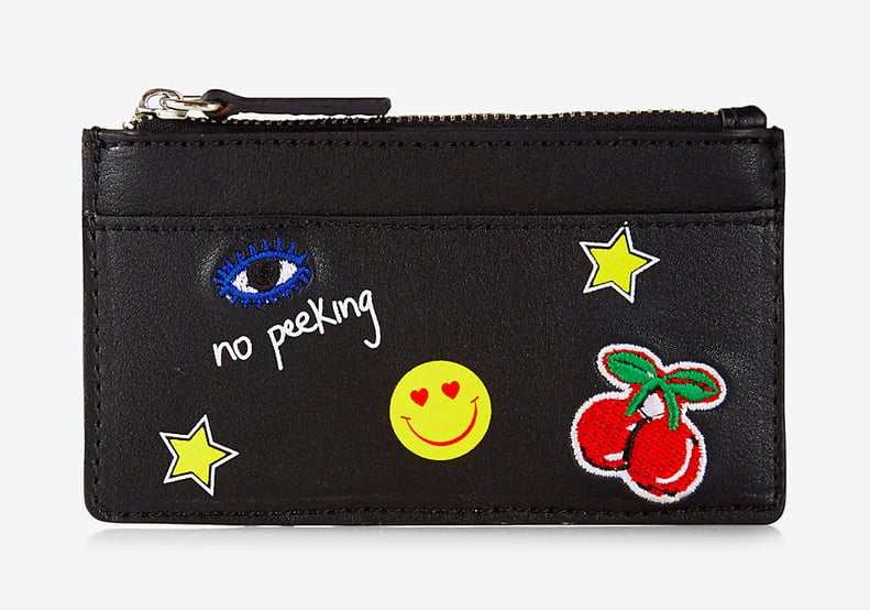 Express Embroidered Patch Credit Card Holder