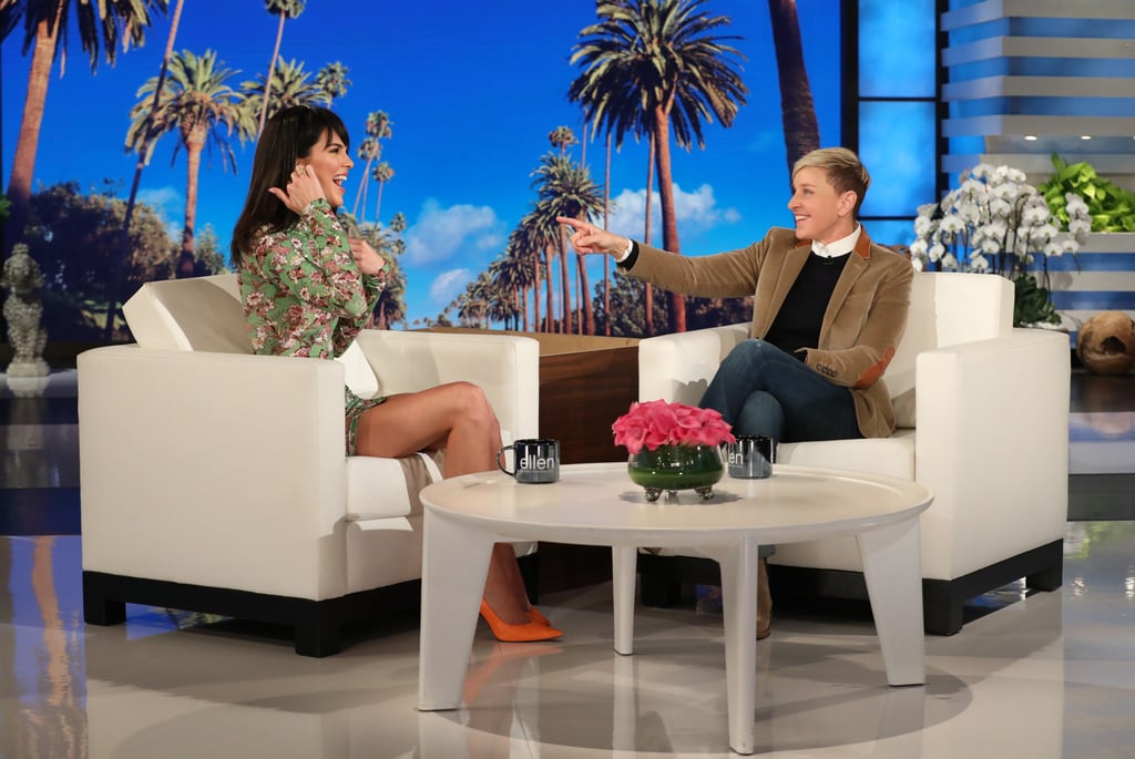 Kendall Jenner Wearing a Vetements Dress on The Ellen DeGeneres Show
