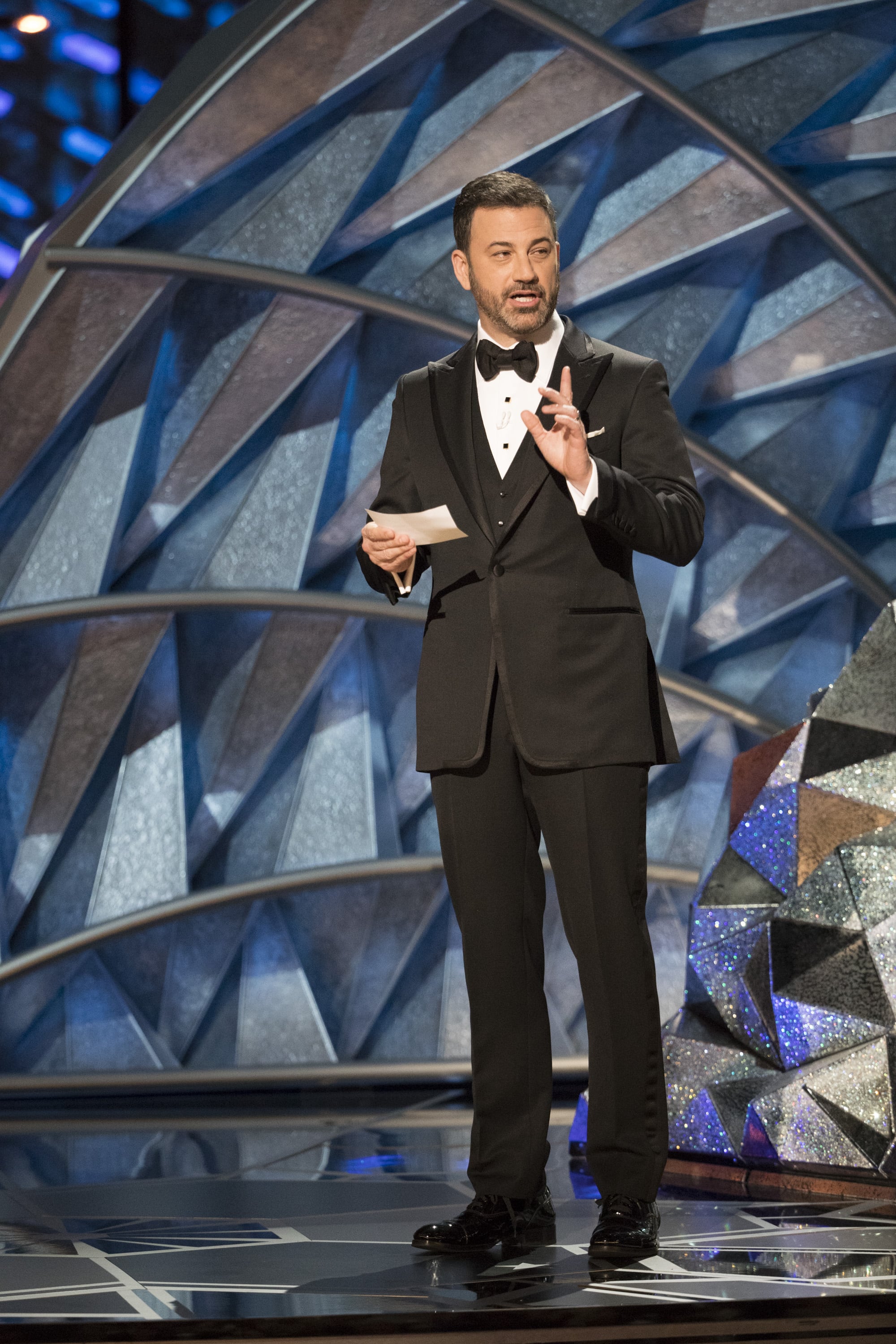 THE OSCARS(r) - The 90th Oscars(r)  broadcasts live on Oscar(r) SUNDAY, MARCH 4, 2018, at the Dolby Theatre® at Hollywood & Highland Centre® in Hollywood, on the Disney General Entertainment Content via Getty Images Television Network. (Craig Sjodin via Getty Images)JIMMY KIMMEL