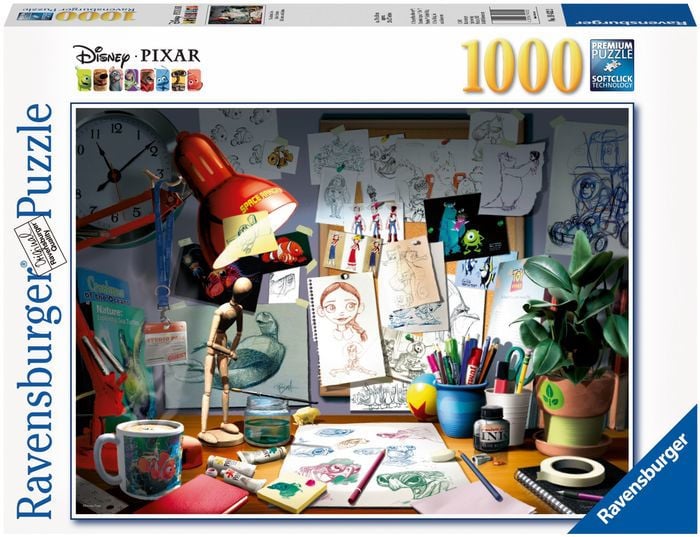 The Artist's Desk 1000 Piece Puzzle