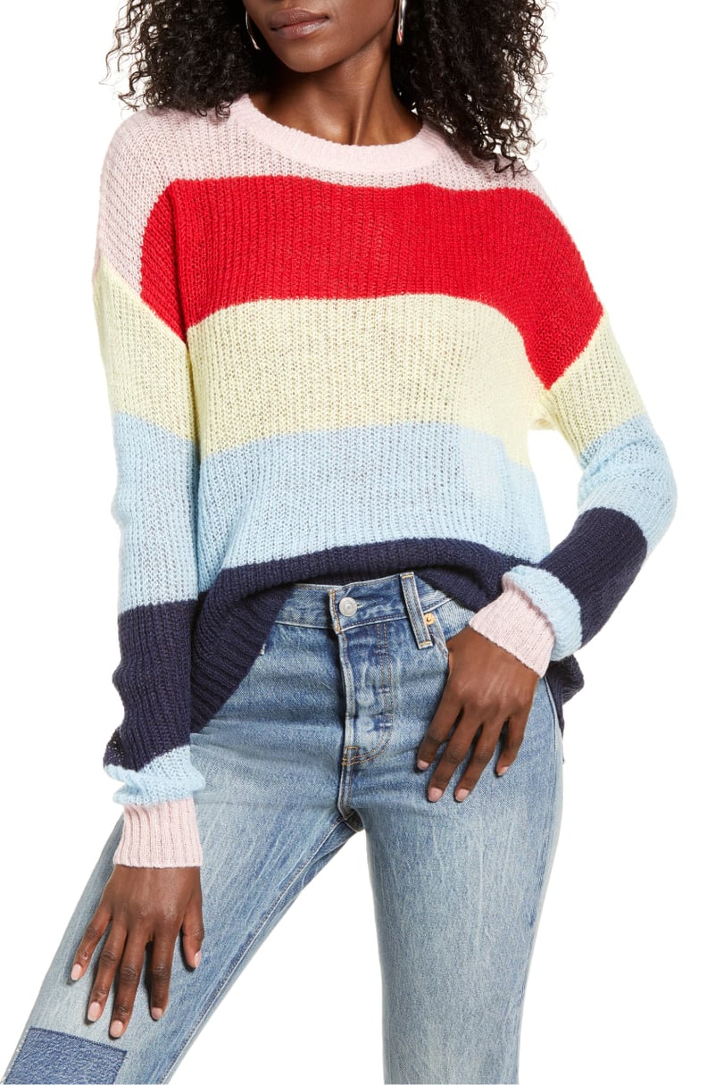 Hiatus Rainbow Stripe Sweater