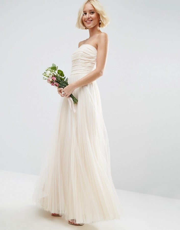 ASOS  Bandeau Maxi Dress  White Bridesmaid  Dresses  2019 