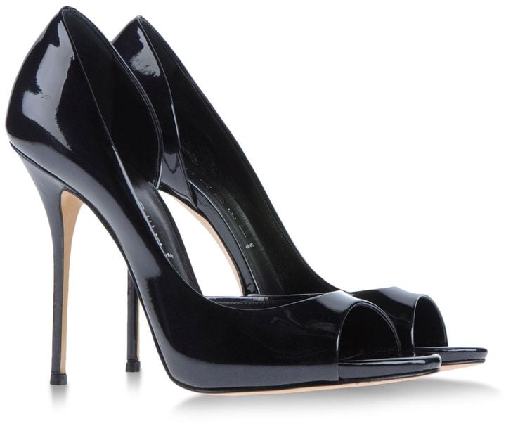 Casadei Open Toe Pump ($600)