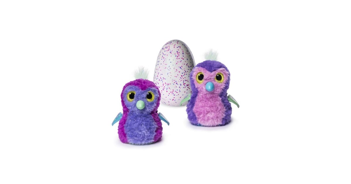 hatchimals glittering garden plush clip on