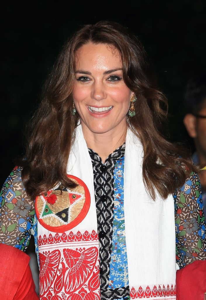Kate Middleton in Anna Sui at the Bihu Festival Celebration